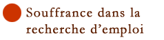 Souffrance dans la recherche dʼemploi
